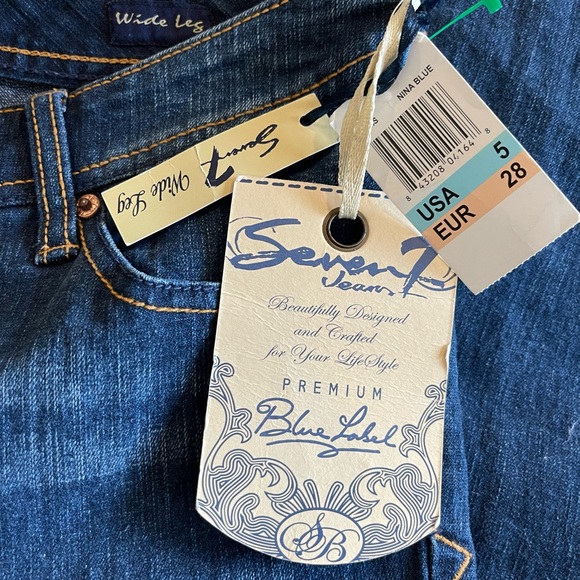 NWT Seven Jeans wide leg size 28 - Picture 2 of 5
